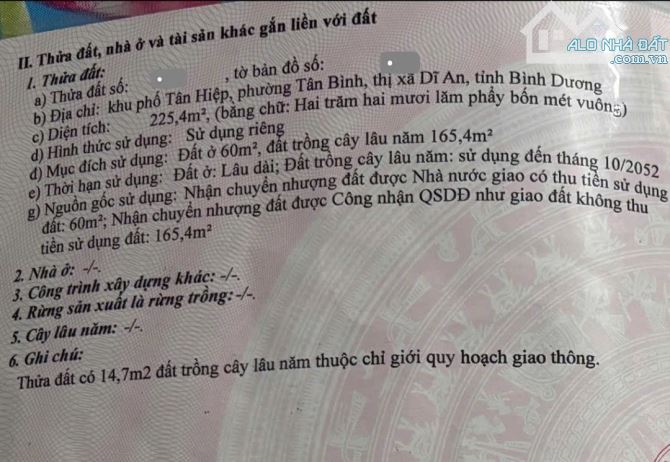 🔥3Ty9 TL Nhà 225,4m2 (6,26x35) Gần Chợ Phú An 1km - 5