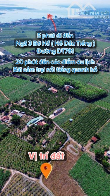 ✨ Góc 2 MT View Núi Bà: 8x23m (50m2 ONT). Cách Nhựa 350m, cách Thị trấn DMC chỉ 6