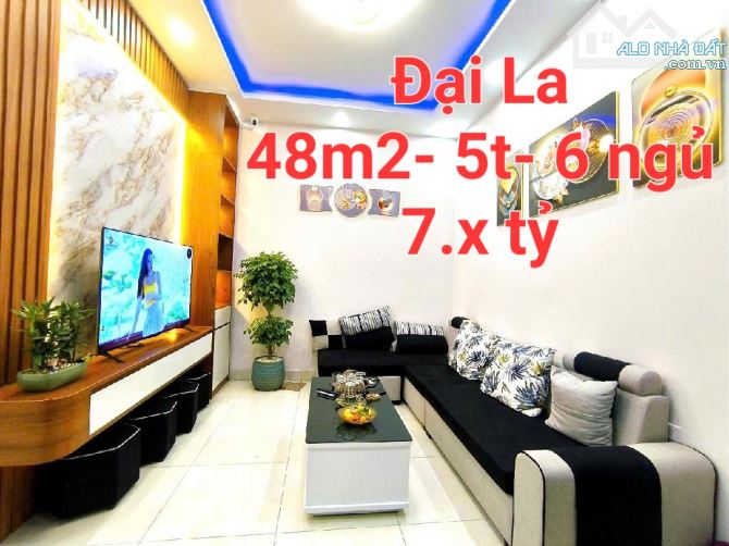 Bán nhà riêng phố Đại L gần phố 48m- mặt tiền 4m-5 tầng-6 ngủ dòng tiền tốt, giá siêu hời - 8