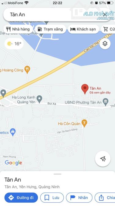 đất nền Quảng Yên 665m full xây dựng