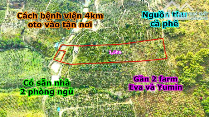 Đất rẫy đẹp gần trung tâm, gần farm EVA và YUMIN tại trung tâm Gia Nghĩa Đắk Nông