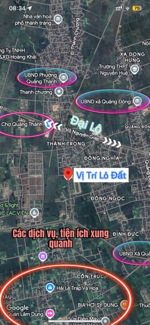 Ra nhanh lô đất Quảng Thành trong tháng