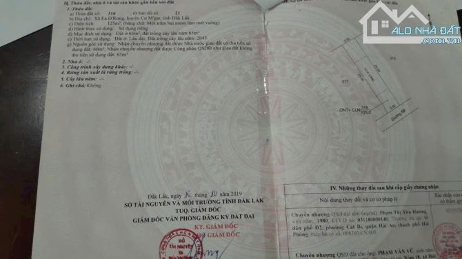 Cần Bán Nhanh Lô Đất đẹp khu công nghiệp Phú Xuân, cách trục chính liên xã 40m, Xã Ea Dron