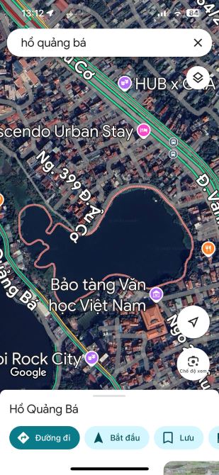 View hồ Quảng Bá, Tây Hồ, biệt thự sân vườn bể bơi 297m2, mặt tiền 6,4m - 2