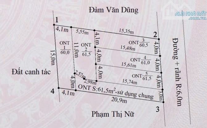 Mở bán 5 lô F0 sẵn bìa Phường Hoàng Lâm, View đường Vành Đai II, 60m2, Giá chỉ từ 1,1x tỷ - 3