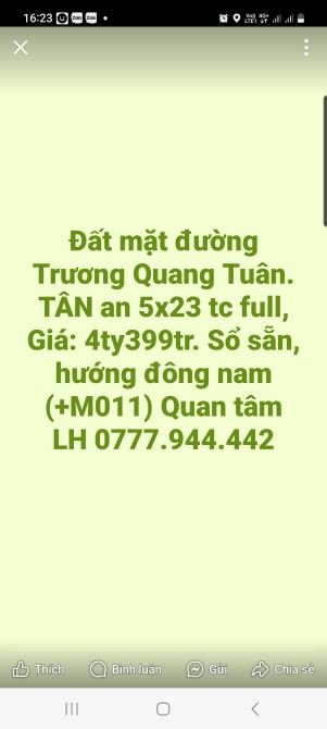 BÁN ĐẤT EATU BUÔN JU, ĐƯỜNG NHỰA 2ÔTÔ DÂN CƯ HIỆN HỮU TIỆN ÍCH BAO QUANH DT 5X54 TC60M  TÌ - 3