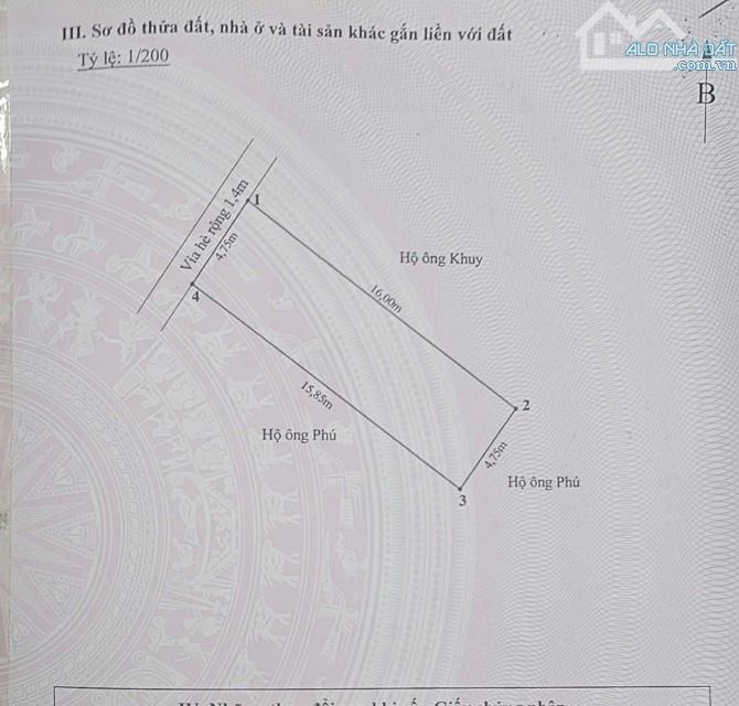 Nhà mặt đường Vĩnh Tiến - Lê Chân, 76m 4 tầng, đường 10m vỉa hè, Giá 6.5 tỉ - 4