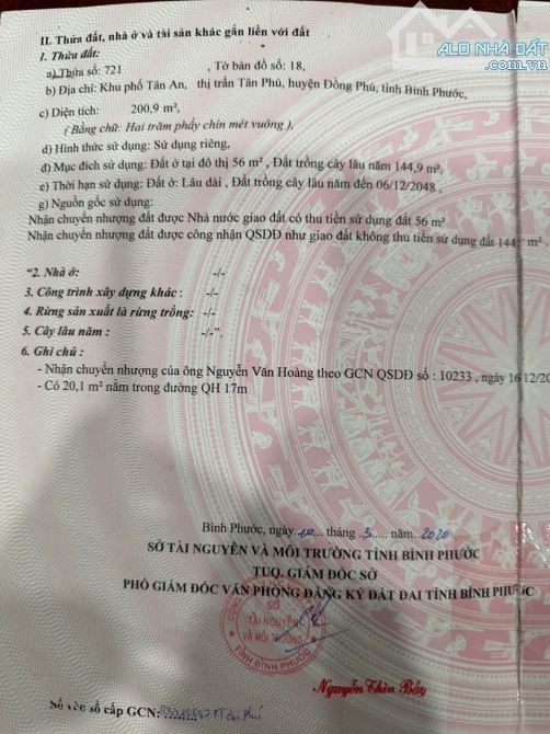 Trục chính Nguyễn Văn Linh Trung Tâm Đồng Phú giá 690tr