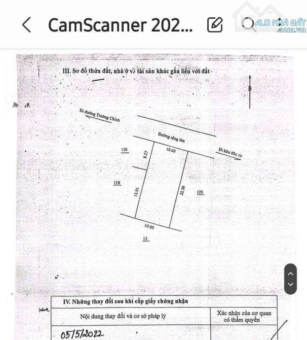 bán vội giá rẻ lô đất hẻm 815 trường chinh, chi lăng - 1