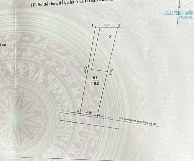 Bán đất thổ cư tặng nhà cấp 4- Mặt phố Đàm Quang Trung- gần siêu thị Aeon Long Biên - 1