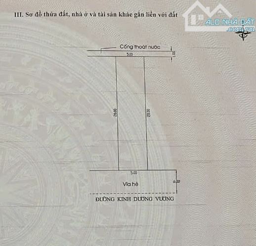 BÁN CẶP ĐẤT MẶT TIỀN KINH DƯƠNG VƯƠNG, DT 10x20m, ĐOẠN ĐẸP NHẤT - 1