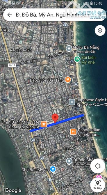 SÁT BIỂN! BÁN ĐẤT 140M2 – 30 TỶ - MT ĐỖ BÁ - Q. NGŨ HÀNH SƠN - 1