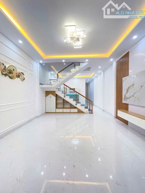 Mở Bán 3 Căn Nhà Phố 1 Trệt 1 Lầu Ngay Cây Xăng Bình Hòa Sổ Riêng Thổ Cư 100% - 1
