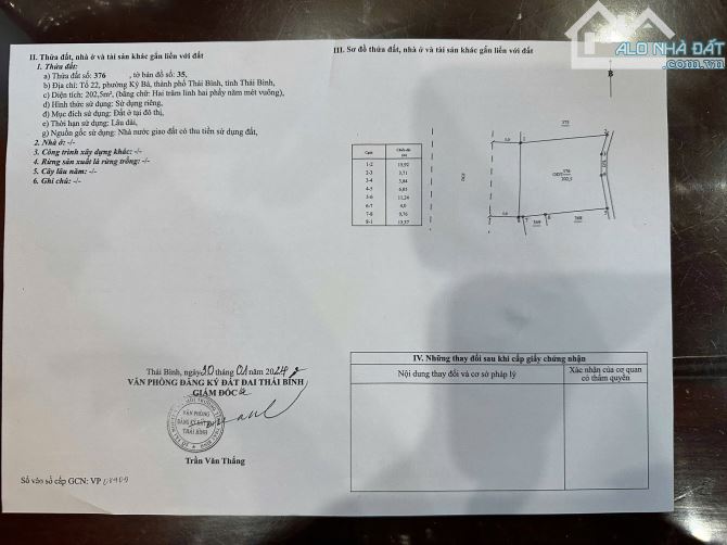 BÁN ĐẤT KỲ BÁ KINH DOANH TP THÁI BÌNH DT 200m MT 13.7m GIÁ THOẢ THUẬN - 2