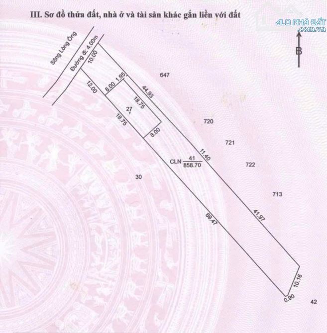 BÁN 1008m2 ĐẤT MẶT TIỀN ĐƯỜNG TÔ VĨNH DIỆN , BÌNH THUỶ CẦN THƠ - 3