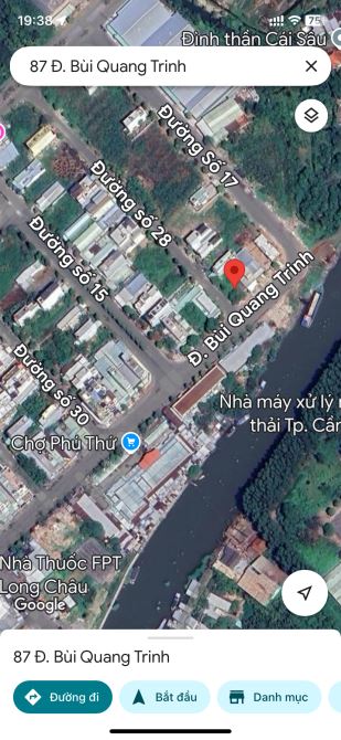 Cặp nền Góc đường Bùi Quang Trinh, Khu 586, TP. Cần Thơ. Gần chợ Phú Thứ. - 3