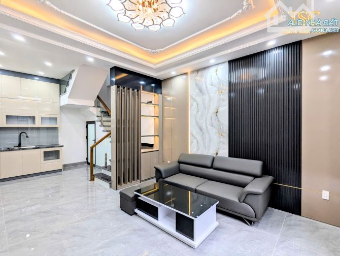 Bán nhà 4 tầng xây mới độc lập sân cổng riêng Miếu Hai Xã - 4