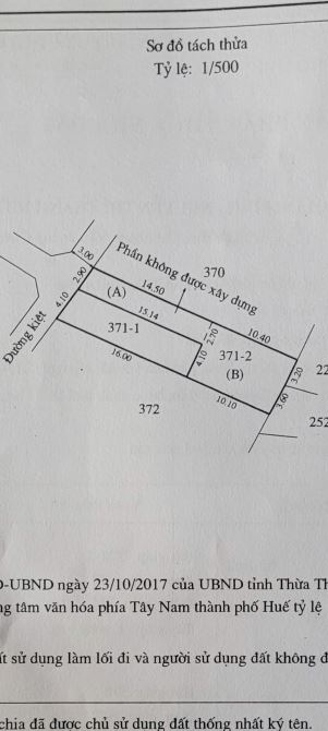 2 lô đất kiệt 35 Ngự Bình trung tâm của trung tâm, giá 1ty55 tốt lấy hộ khẩu thành phố - 4