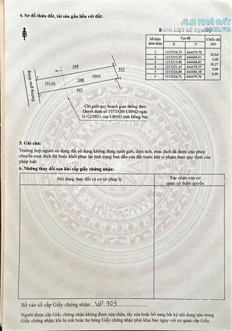✨ Mở Bán 9 Nền LK 5x20m (Full ONT) Mặt Tiền Nhựa Lớn KINH DOANH (QHLG: 30M) - 1.18 Tỷ/ Nền - 6