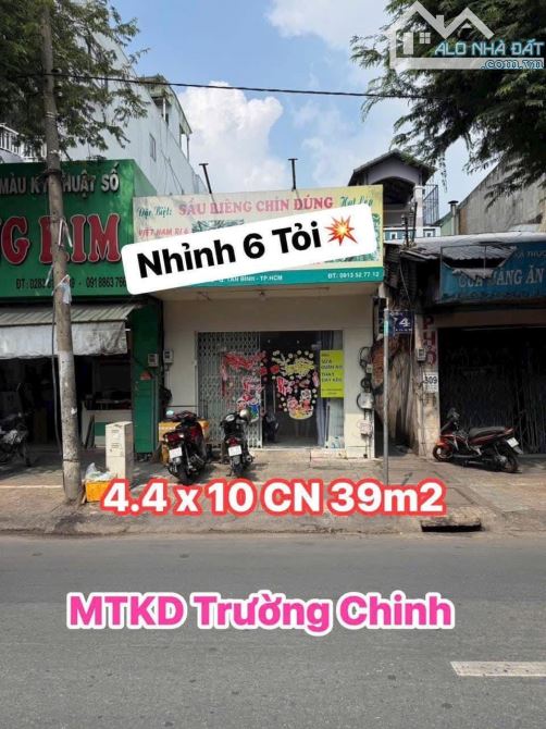 Mặt tiền kinh doang góc Trường Chinh Đồng Đen 40m2 giá 6.8 tỷ bớt lộc tiện kinh doanh