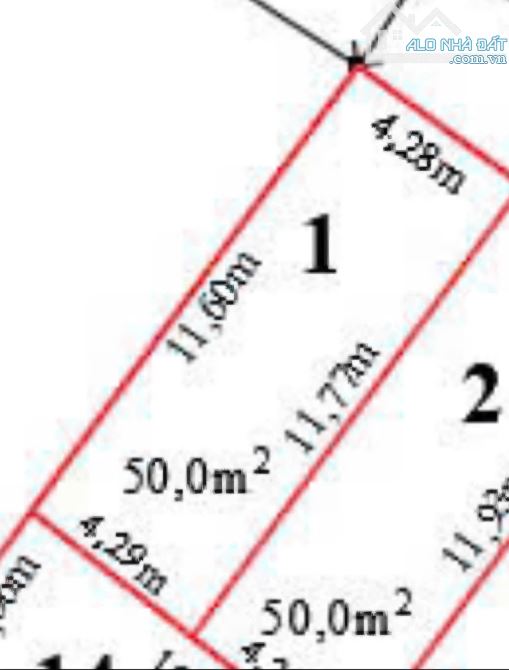 Linh- bán đất cống mỹ nam sơn, an sương 50 m/790 tr - 1