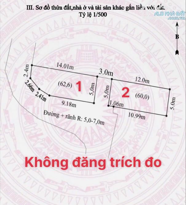 Siêu đẹp và rẻ tại phường Hoàng Lâm cách mặt 203 vào 70 ô tô tránh nhau 60-63m gí 1,3x tỷ - 1