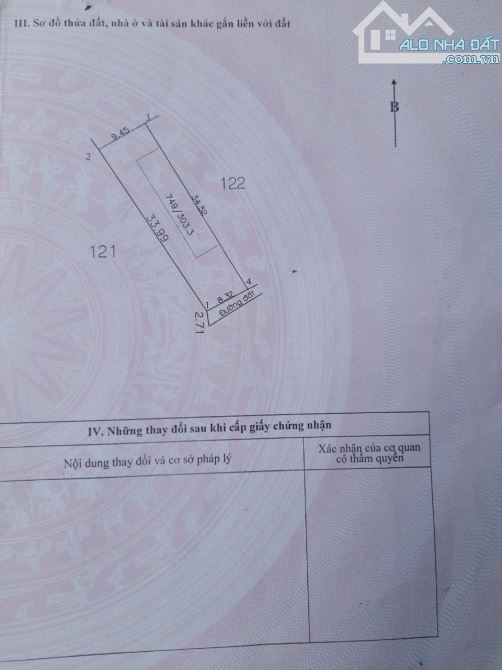 Gia đình cần bán miếng đất Trảng Bàng , Tây Ninh 303m2 thổ 100mm2, SRH , công chứng ngay. - 4