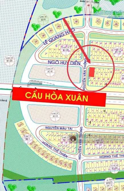 Bán lô đất 2 mặt tiền Nguyễn Văn Thông ngay cổng chính EuroVillage 2 - 5