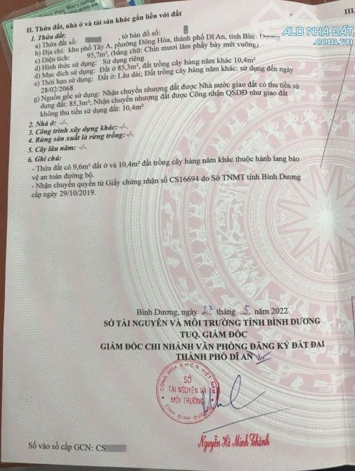 7Tỷ700__96m2 🔥👉 gần ngã 4 Trần Hưng Đạo và Hai Bà Trưng nối dài__đi Go Dĩ An chỉ 500m - 6