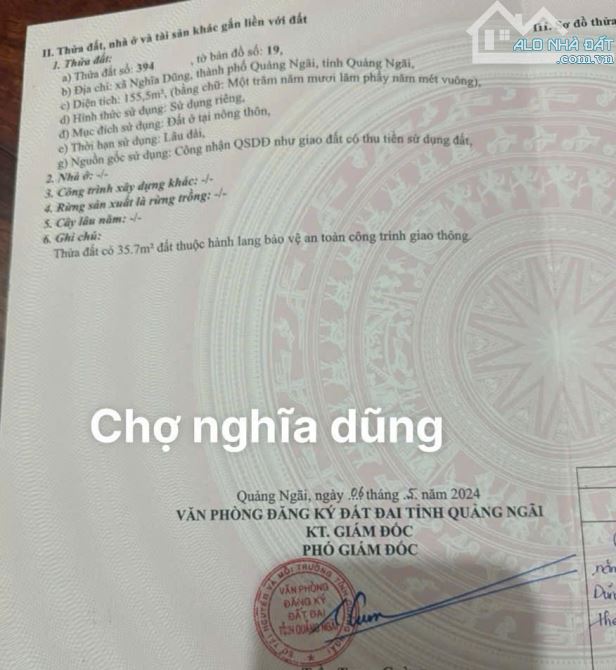 Bán nhà cấp 4, Dt đẹp. 7x23m mặt tiền Trần Anh Tông, Nghĩa Dũng, TP Quảng Ngãi