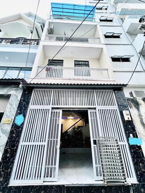 ường Nguyễn Thị Thập - hẻm oto - Nhà 4 tầng ngang 5m - cách MT 1 căn - đang cho thuê
