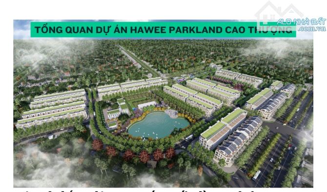 Mở bán đất nền dự án HAWEE PARKLAND Cao Thượng Tân Yên Bắc Giang