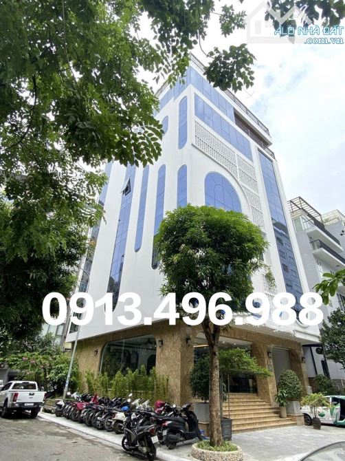 BÁN TOÀ NHÀ 8 TẦNG CÓ HẦM PHỐ TRẦN THÁI TÔNG. DÒNG TIỀN 250TR/THÁNG. 186M² x 8 TẦ