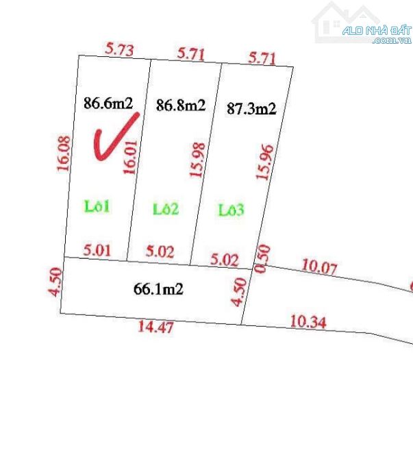 📣📣Hàng Đẹp - GIÁ RẺ dành cho Nhà Đầu Tư Thông Thái 💰💰chỉ 1tỷ180 sở hữu Sổ Thổ Cư 87.3M