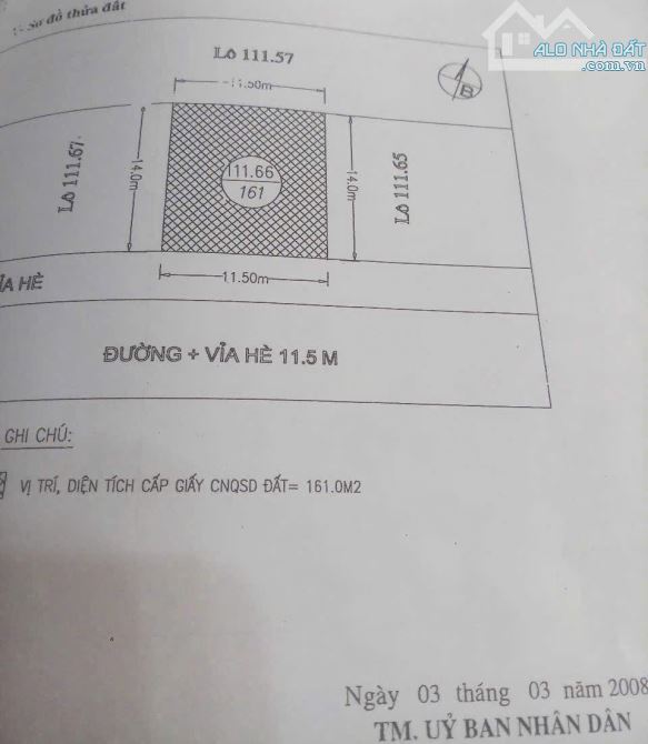 Bán đất biệt thự mặt phố Nguyễn Khoái, ph Tân Bình, TP Hải Dương, 161m2, mt 11.5m, vị trí - 2