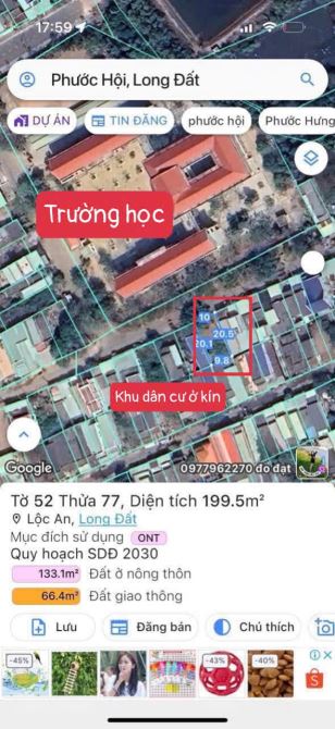 ✅ĐẤT BIỂN LỘC AN - LONG ĐẤT -  BRVT GIÁ TỐT ĐẦU TƯ  ✅LÔ ĐẤT ĐẸP VỊ TRÍ KHU TRUNG TÂM  SÁT - 3