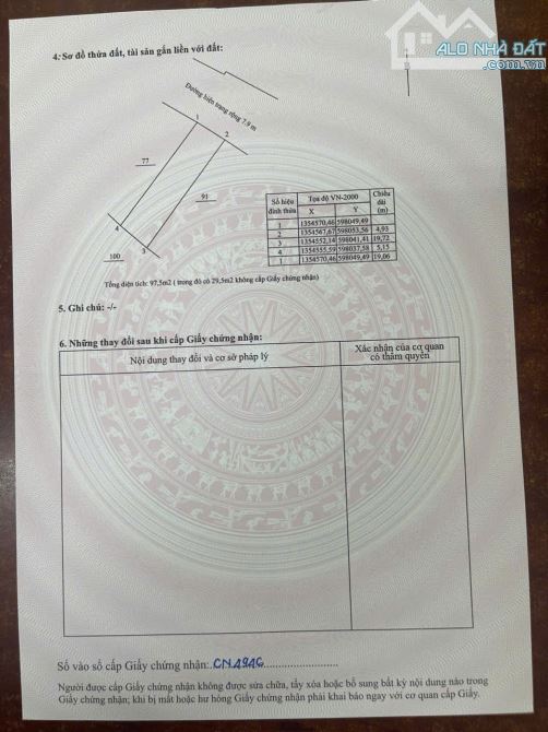 Bán lô đất mặt tiền đường Thái Thông xã Vĩnh Trung. Giá 2 tỷ 2 - 3