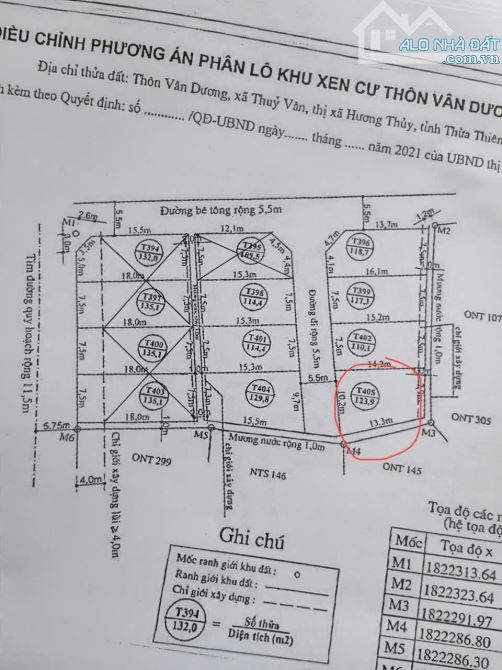 Bán Đất kiệt Nguyễn Cữu Vân kẹp Mương 3 mặt thoáng, Phường Thuỷ Vân, Tp Huế - 4