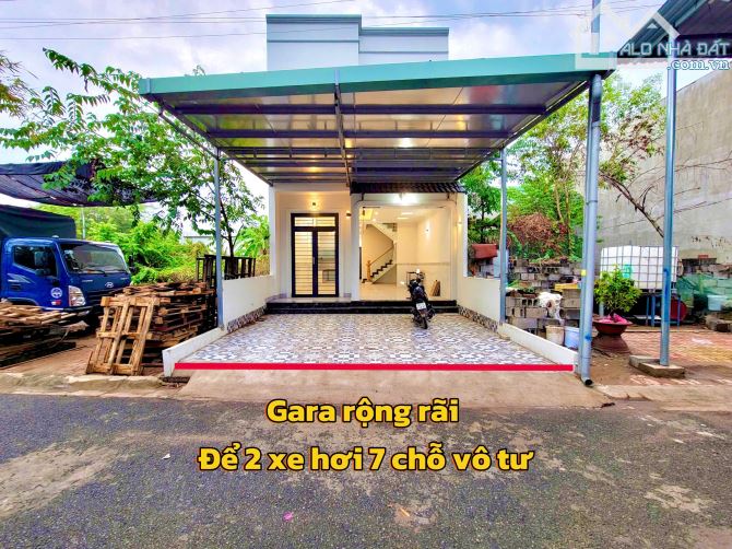 Bán nhà phố Châu Âu sát chợ An Bình - Tam Phước ,gara để 2 xe 7 chỗ ,DT nhà lớn 163m2