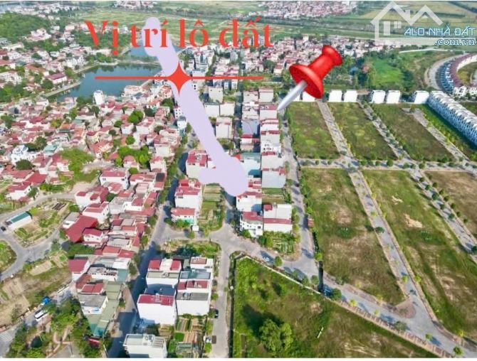 Chủ gửi bán lô đất phương vĩ nhìn sang khu đô thị phúc ninh Vỉ hè rộng 5m đường rộng thoán