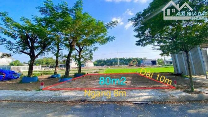 Sang gấp lô đất ngang 8m Tân Phú Trung, Củ Chi, tổng 80m2 full thổ, SHR, 1 tỷ 950