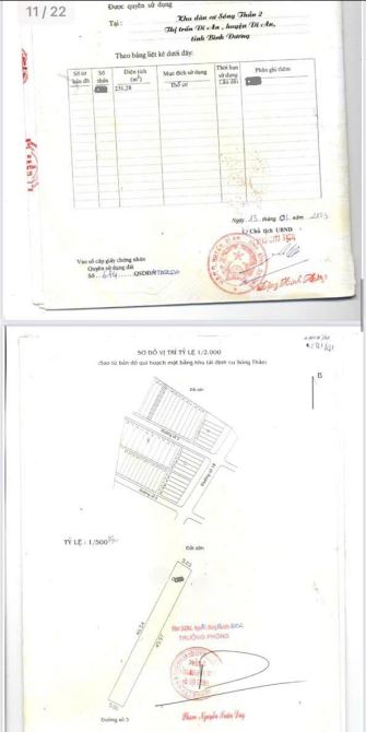 Bán nhà 1T1L và dãy trọ 10x46m, mặt tiền chợ xóm vắng, p.Dĩ An, đang thuê 40tr/th - 1