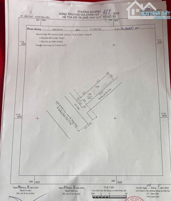 Bán 166m2 gốc mặt tiền Hoàng Quốc Việt ( An Bình - NK - TPCT) - 2