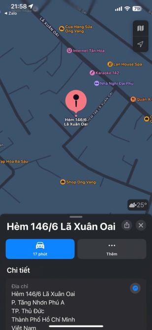 Bán lô đất hẻm ô tô đường Lã Xuân Oai, Tăng Nhơn Phú A giá 4,3 tỷ - 3