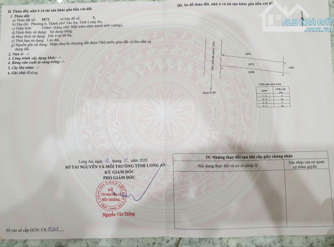 Bán đất hẻm ô tô đường QL62, P6 TP Tân An, Long An - 3