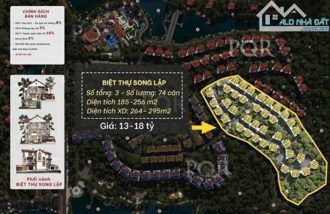 Bán biệt thự nghỉ dưỡng 200m2- Thanh Xuân Valley- VP- Chỉ từ 15 tỷ- Sổ đỏ lâu dài - 4