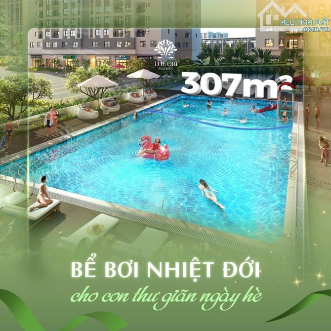 Nóng, cam kết giá rẻ nhất thị trường căn hộ 2 PN giá chỉ từ 1ty85 dự án The Ori Garden - 4