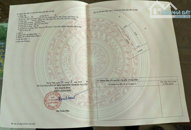 Nét lô góc 109,6m2 đất ở CD Quán Trạch, Liên Nghĩa, Văn Giang gần kết nối Vành Đai 4