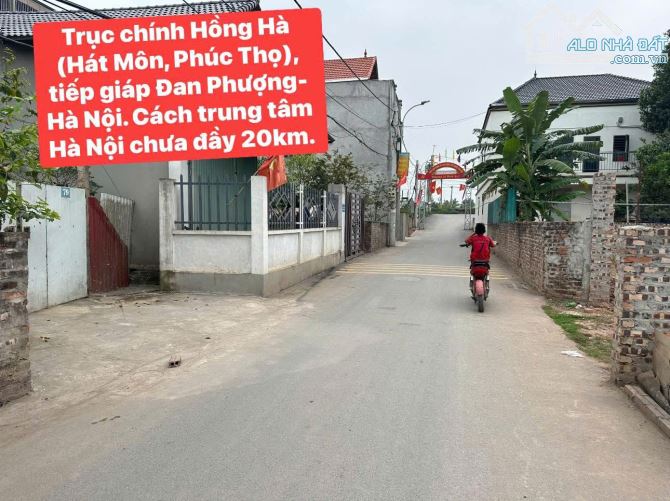 Bán đất, Hát Môn, Phúc Thọ, 54m2 MT 4,5M, ô tô tránh, quan lộc, sổ đẹp nhỉnh 3 tỷ
