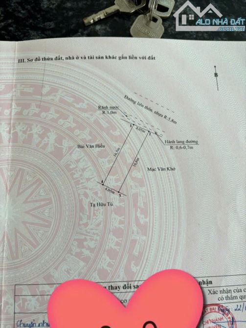 📢📢 Cần bán lô đất tại trục liên xã phường Trần Hưng Đạo ( xã Đông Sơn cũ) .Thủy Nguyên.H